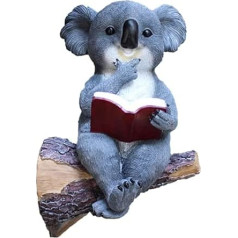 ibasenice Solarbetriebene Koala Gartendeko Aus Resin Led Solarleuchte Außenbereich Niedrige Wartung Umweltschonend Energiesparend Niedrige Wartung