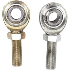 Gelenkköpfe aus Edelstahl, Rod Ends 1 / 2inx1 / 2‑20 RH LH Gewinde, 2 Stück - Korrosionsbeständig, Hohe Belastbarkeit, Für Auto und ATV Reparaturen