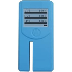 Tint Meter, Window Tint Meter, Solar Transmission Meters, 163 A, Rotating Display with Adhesive Film, UV 365 nm and IR 1400 nm, VLT, 6 mm Thickness for Measuring Film, Film Glass (Color : 163