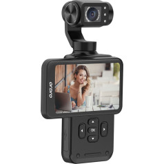 Ordro Videokamera ar 3 asu gimbalu Vlog YouTube Pocket M5 5K 3,5'' IPS