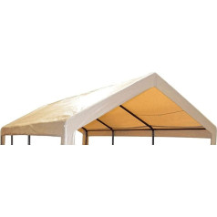 Impact Canopy 070111022 Carport Replacement Top, 10 x 20 Feet, Tan