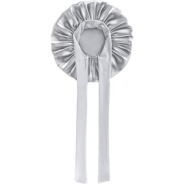 Satin Hair Cap for Women, Double Sided Silk Bonnet for Sleeping, Sleep Cap, Hair Protect for the Night Bonnet with Elastic Band