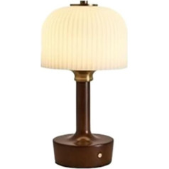 Bedside Lamp Table Lamp Bedroom Office Bedside Table Atmosphere Wooden Decoration Tri-Colour Light Change