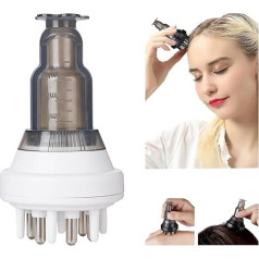 Mini Scalp Massager, Scalp Massager Hair Brush, Made of Plastic, Lightweight, Suitable for All Types of Serums, Nutrients, Conditioners and Essential Oils for Scalp Care/137 (Colour: