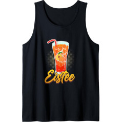 Peach Iced Tea Soft Drink Summer Drinking Sweet Tea Tank Top, black, s