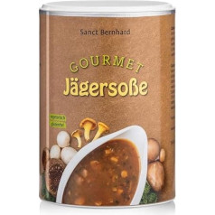 Sanct Bernhard Gourmet Hunter's Sauce Vegetarian & Gluten Free with Select, Aromatic Mushrooms & Fine Spicy Chanterelles 280 g