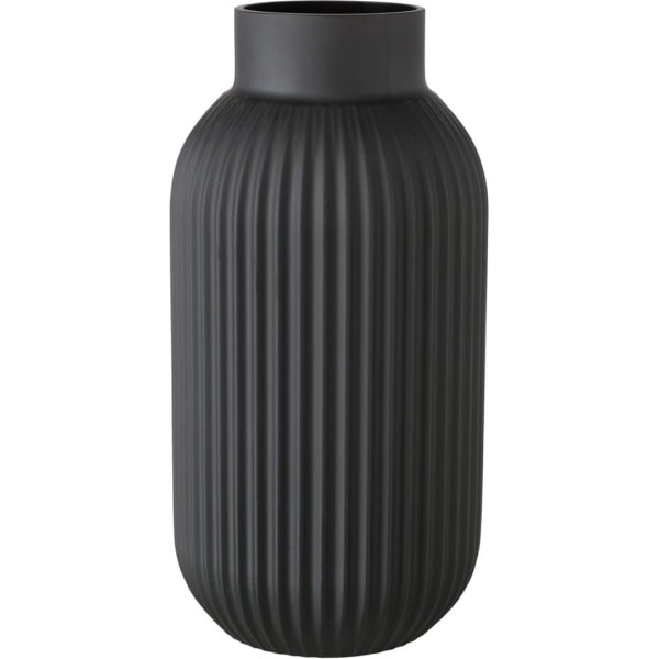Boltze Nordika Vase Matte Black 30 cm (Pack of 1)