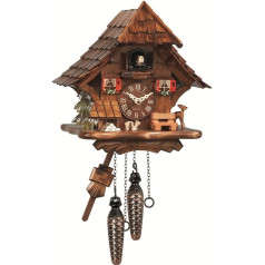Engstler Quartz Cuckoo Clock Black Forest House EN 492 Q