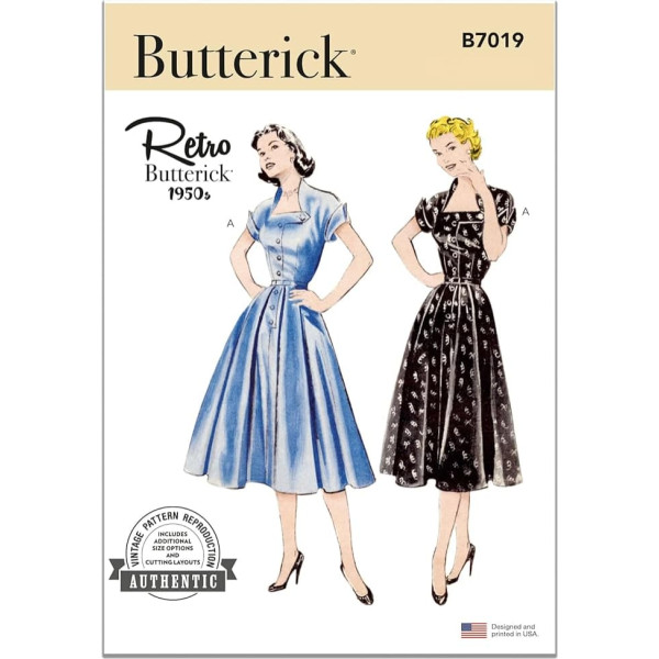 Butterick Sewing Pattern B7019K5 Misses Dress K5 (8-10-12-14-16)