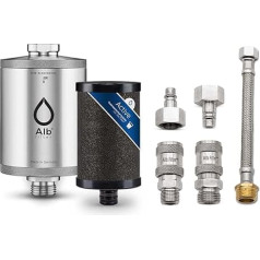 Alb Filter Active Undertable Complete Set Quick Coupling Stainless Steel Natural
