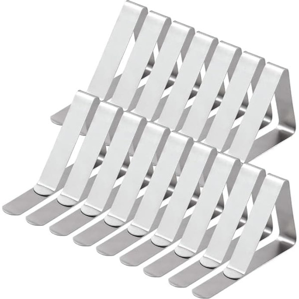 16 Heavy Duty Table Cloth Clips for Indoor Outdoor Metal Table Cloth Clips Table Cloth Clips Table Clips for Outdoor Table Cloth Party Table Cloth Clips