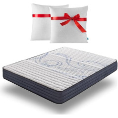 Naturalex - Perfectsleep Cold Foam Mattress 135 x 190 cm Hardness H2 - Oeko-Tex Certified - Latex Blue 7-Zone Mattress Height 21 cm - Made in EU