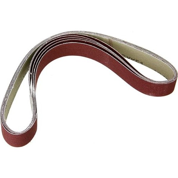 Schleifbänder, Schleifband, Schleifpapier-Polierband, 5 Stück, Schleifbänder mit Körnung 240#, professionelles, Schleifpapierband for Polieren und Schleifen von Holz Metall