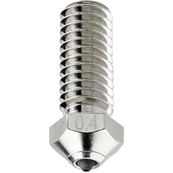 Diamond PCD Nozzle 0.4mm for QIDI Q1-Pro/X-Max3 / X-Smart3 / X-Plus3 3D Printer Hardened - High Precision Nickel Plated Copper