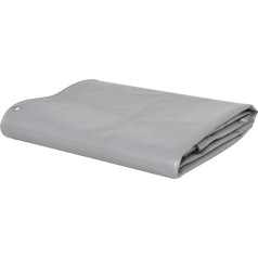 vidaXL Tarpaulin Fabric Tarpaulin Protective Tarpaulin Construction Tarpaulin Industrial Tarpaulin Wood Tarpaulin Garden Tarpaulin Boat Tarpaulin Construction Wood Garden Tarpaulin 650 g/m² 1.5 x 20 m Grey