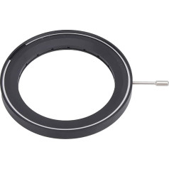 SK60-Blendenblende, manuell verstellbare Mikroskoplinse, optische Blende, 4–60 mm verstellbare Blende mit 18 Lamellen, hochwertige Membran aus Aluminiumlegierung für optische