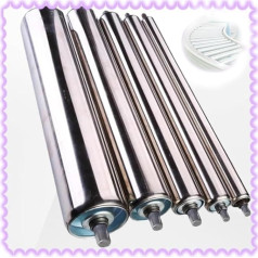 Industrie Förderband Ersatzrohr Set 5 Stück 5cm Durchmesser Rollen Förderrollen Förderband Zubehör (D50mm/L290mm)