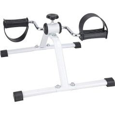 Mini Pedal Trainer, 48 x 41 x 30 cm, Arm and Leg Trainer for Home, Foldable Exercise Bike, Fitness Equipment for Office, Living Room and Gym, Adjustable Resistance