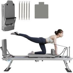 Foldable Portable Pilates Reformer Machine Durable Home Exercise Equipment for Women Fitness Training