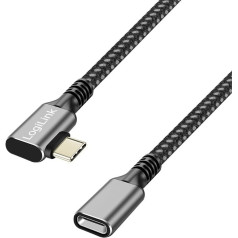 Kabelis usb3.2 gen2 typec uz usb-c/f, pd, 0,5 m