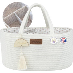 Changing Table Organiser, Nappy Bag with Removable Compartments & Carry Handles, Changing Bag Organiser for Changing Unit, Changing Organiser