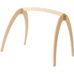 Newborn Wooden Play Arch - Designed to promote baby's motor skills and sensory perception without hurting their sensitive skin.