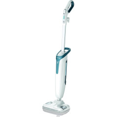 Rowenta Steam Power All Floors Steam Cleaner Antibacterial Chemical Free 1200W Carpet Carpet Tiles RY6597WH White/Blue