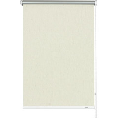 GARDINIA Side-Pull Roller Blind with Thermal Backing, Ceiling, Wall or Niche Mounting, High Light Reflection, Energy Saving, Mounting Kit Included, Natural, 102 x 180 cm (WxH)