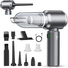 Handheld Vacuum Cleaner, Handheld Vacuum Cleaner Battery, 26000 Pa Car Vacuum Cleaner with High Power, 4-in-1 Mini Vacuum Cleaner with Brushless Motor, Portable Vacuum Cleaner for Car, Office