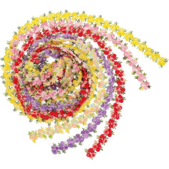 VILLCASE Blumen-spitzenbesatz-set 5-teilig Handgefertigt Spitze Für Hochzeitskopfschmuck Dekorative Verzierung