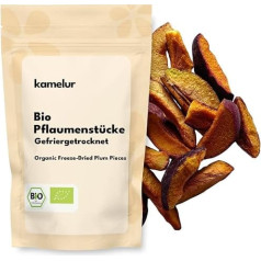 Kamelur Organic Plum Pieces Freeze Dried 500 g Organic Fruits from Dried Plums