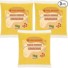 Malinowe Couscous Groats 3 x 1 kg Durum Wheat Groats Couscous