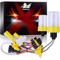 Winpower HID Xenon Bulb x2, H11/H8/H9