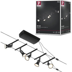 Paulmann Wire Set Salt max5x10W GU5,3 Matt Black