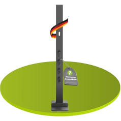Perfect Vacuum Cleaner Stand, Stand Organiser for Dyson V6 Pro, V7, V8, Cyclone Fluffy/Absolute, V10 Total Clean, Torque Drive and V11 Animal, V12 Slim Absolute, V15 Detect Absolute, Black