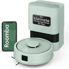 iRobot Roomba Mini Vacuum & Mop Robot + AutoEmpty Dock, Mint
