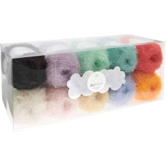 Rico Design Creative Bubble Set, 10 Colours, 50 g Each (Crazy Bubble Gang)