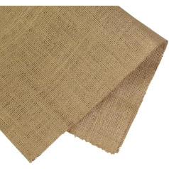 FT Fashion Track Hessian Fabric - 100cm Wide (3m) Natural Hessian 275gsm 10oz Jute Material for Arts and Crafts Upholstery Table Runner Sewing Garden and Display Boards