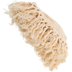 YARNOW Kreative Quastenspitze aus Polyester für Vorhänge und Geschenkverpackungen Bequeme Zuschneidbare Dekorative Fransenborte für Selbstgemacht Handarbeiten und Elegante