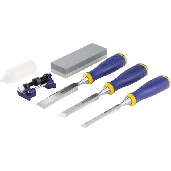 Irwin Marples Irwin S500S3SS Ms500 Series Soft Touch Bevel Edge Chisels Set