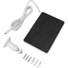 4W 5V Solar Panel Outdoor Flashing IP65 Anti Water Solar Power for Home Surveillance Systems Spotlight Cam