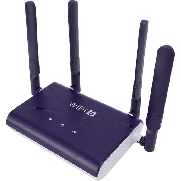 Jectse WiFi 6 Router, 4G/5G CPE LTE 300 Mbps, 802.11b G N, Wireless Router with SIM Card Slot, 4 Antennas, Supports Up to 32 Devices, Easy Setup