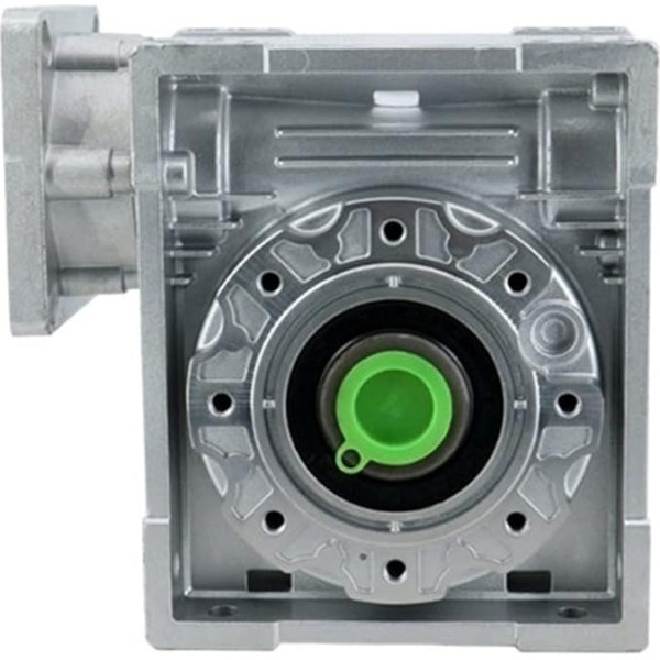 Speed Controller NMRV063 DC Motor Worm Reducer 130mm x 130mm High Torque Ratio 7.5/10/15/20/25/30/40/50/60/80/100, Input 19/22/24mm, Output 25mm Reduction Gear (