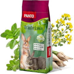 PANTO Kräuterkanin (Breeding and Masting) 25 kg - Rabbit Food for Breeding and Masting, Raw Fibre-Rich Pellet Food with Alfalfa Green Flour, Vitamins and Minerals