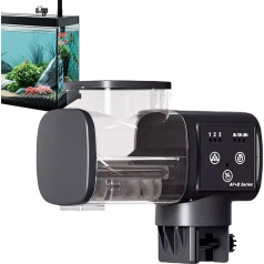 Waterproof Fish Feeder for Betta Pellets Pond Home Holiday Weekend Travel
