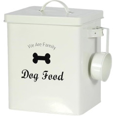 Airtight Pet Food Bin with Scoop - Sealed Container with Lid for Dry Dog Kibble, Cat Meals, Bird Feed | Pet Food Storage Organiser Tank for Treats, Tablets, Powder, Laundry Detergent, Supplies