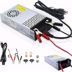 SMPS 110V 230V AC to DC 12V 30A 360W Power Supply Converter Power Supply DC 12V Voltage Converter for Motor Pump CCTV 3D Printer Air Compressor LED 12V-30Amp 360W 12V
