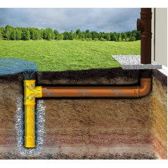 K + M Seeping Shaft, Drainage, Drain Rainwater, HT KG Pipe Gully Shaft