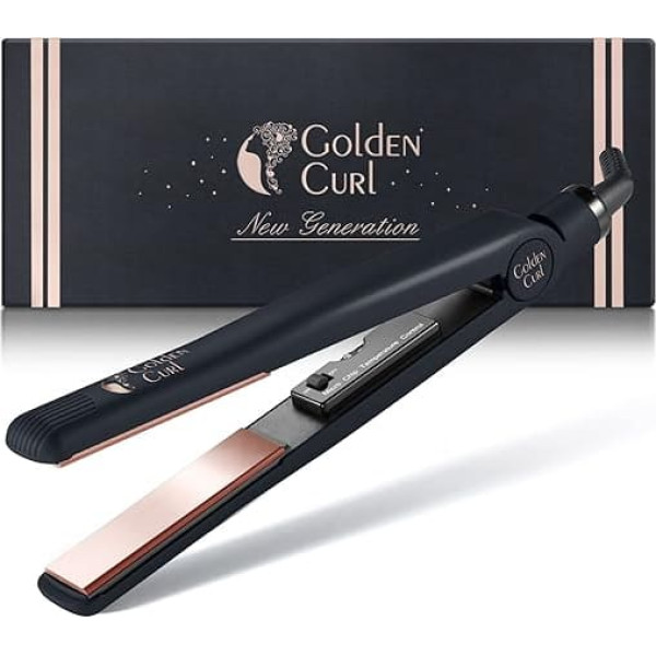 Golden Curl Straighteners for Curling and Straightening Hair Straighteners – Professional Hair Straightener, Hair Straightener Iron