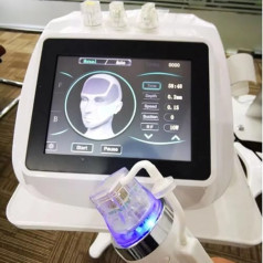 Professionelle Fractional RF Microneedling-Maschine mit 4 Köpfen und 2 Griffen für Gesicht und Körper: Anti-Aging-Faltenentfernung, Hautstraffung, Akne- und Dehnungsstreifenbehandlung